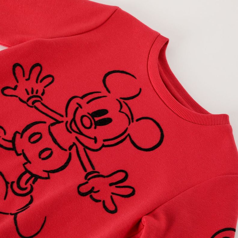 Poleron Cerrado Niño Mickey Current Mode Rojo Disney-1