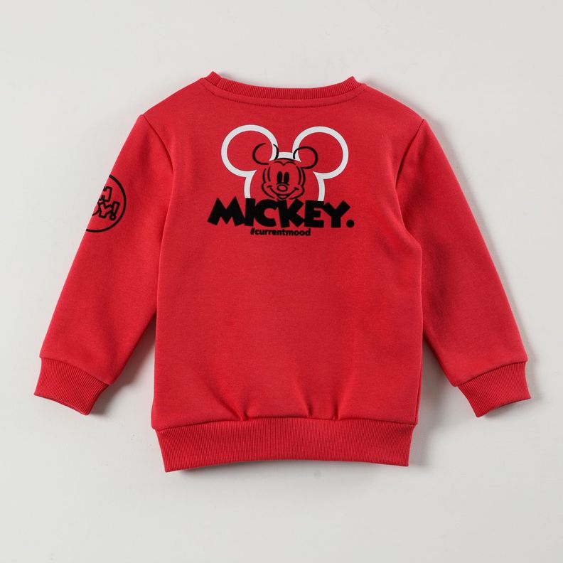 Poleron Cerrado Niño Mickey Current Mode Rojo Disney-2