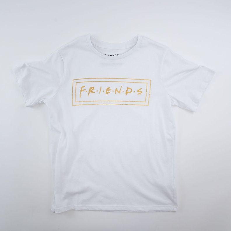 Polera Mujer Logo Blanco Friends-2