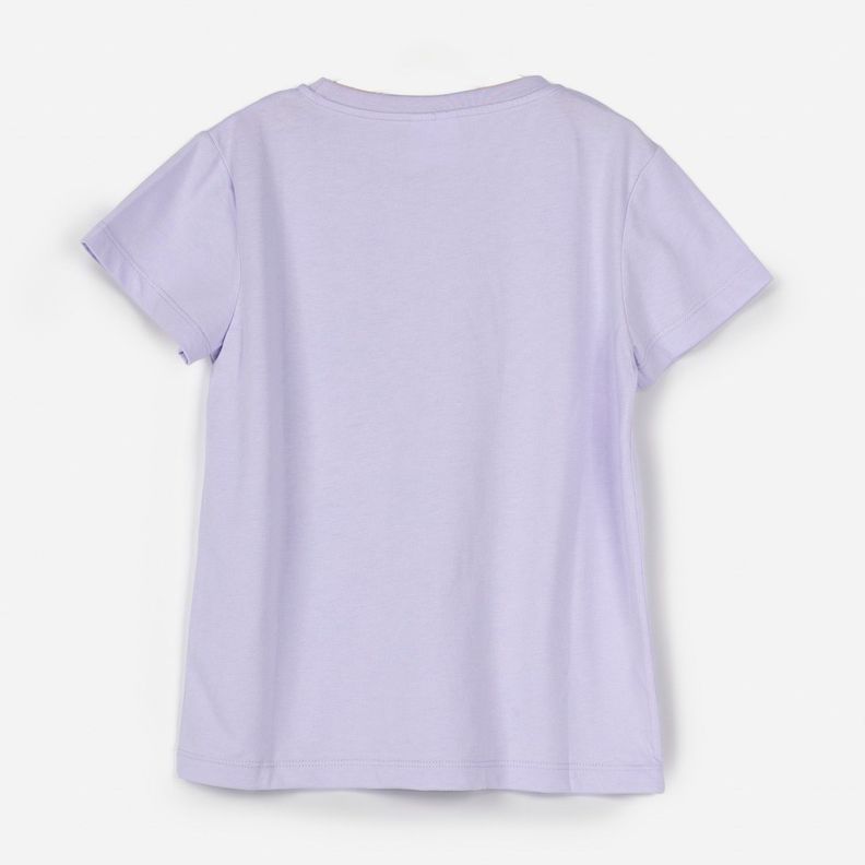 Polera Manga Corta Niña Personajes Lila Snoopy-1