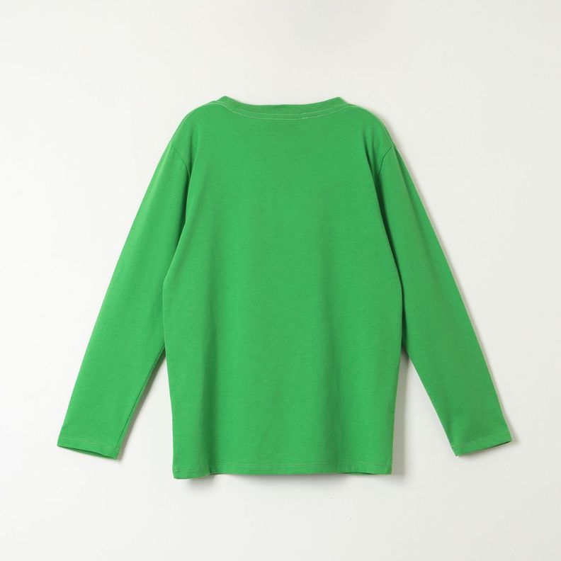 Polera Manga Larga Niño Creepers Team Verde Minecraft-2