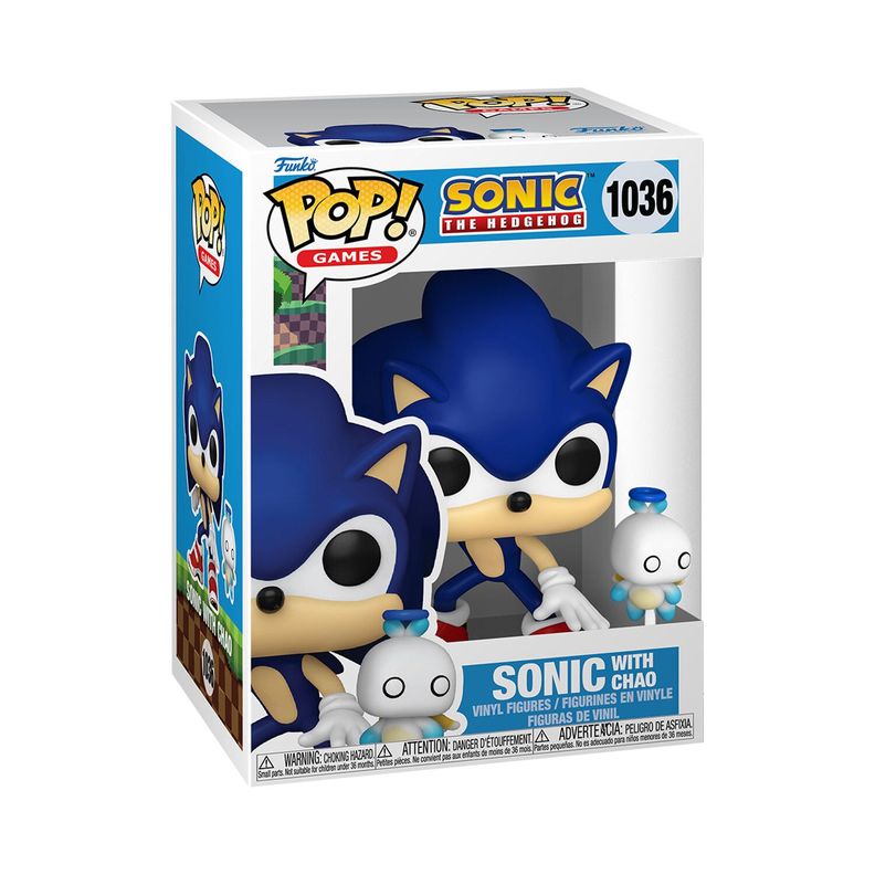 Funko Pop Sonic: Sonic & Chao - 1036-0