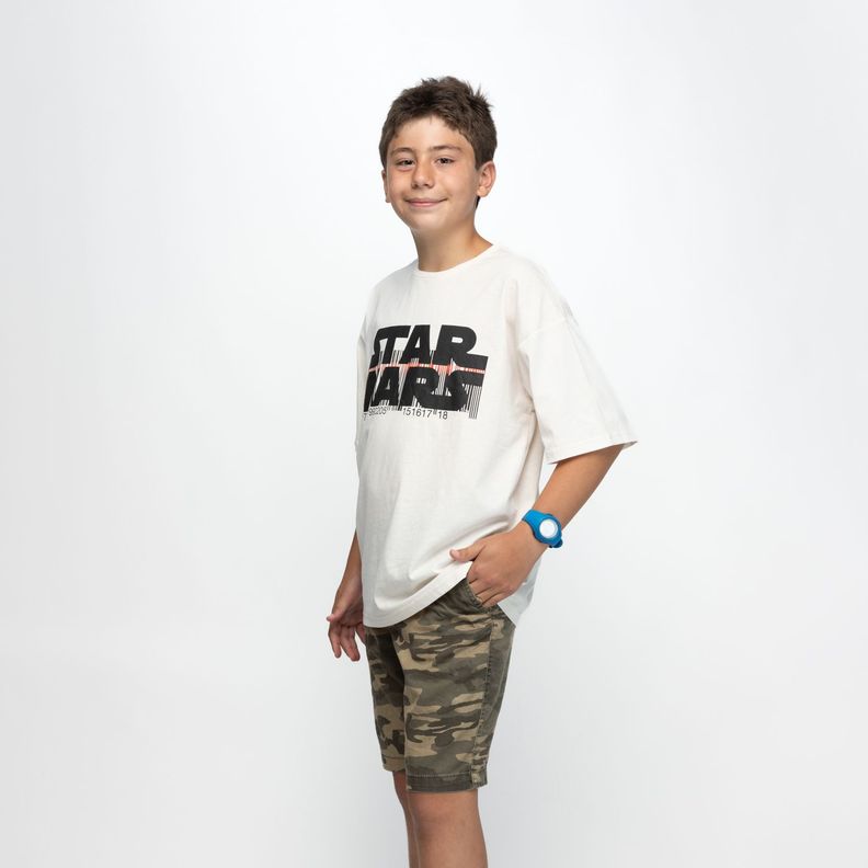 Polera Niño Logo Blanca Star Wars-1