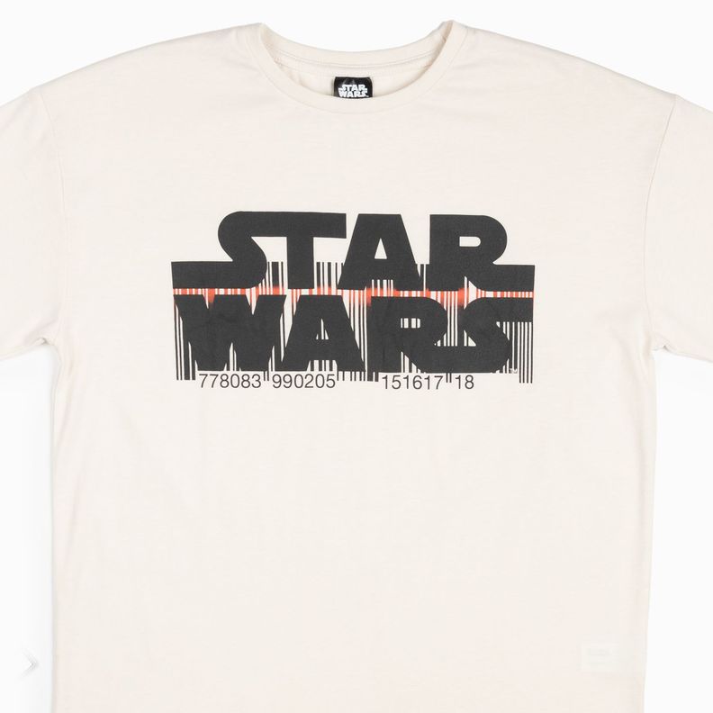 Polera Niño Logo Blanca Star Wars-5