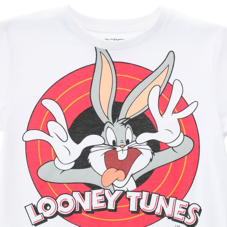 Polera Niño Bugs Bunny Blanco Looney Tunes-2