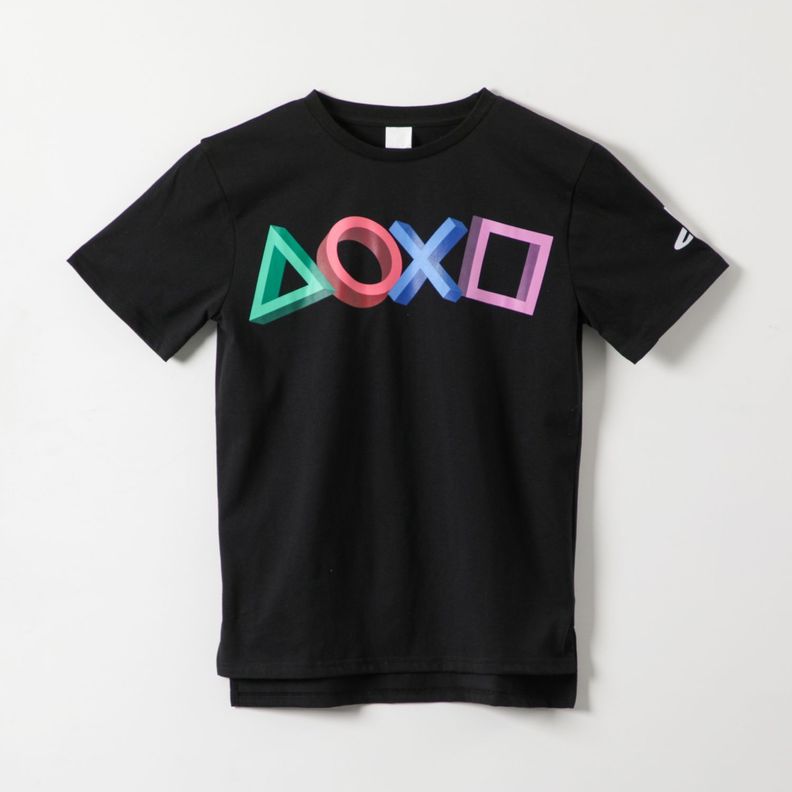 Polera Manga Corta Niño Control Negro Playstation-0