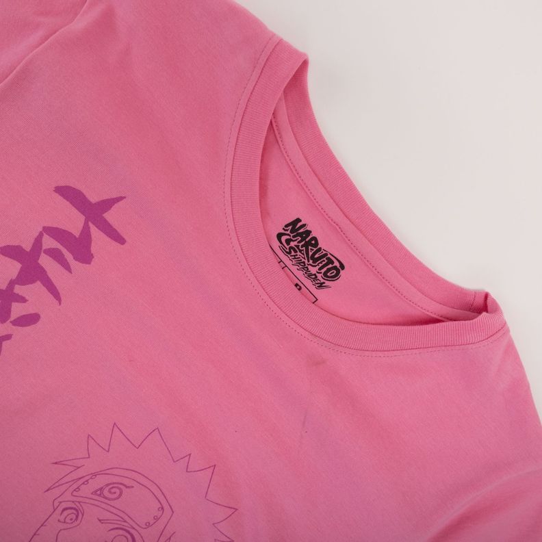 Polera Mujer Ready Rosado Naruto-1