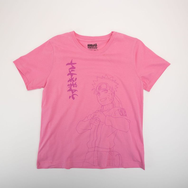 Polera Mujer Ready Rosado Naruto-0