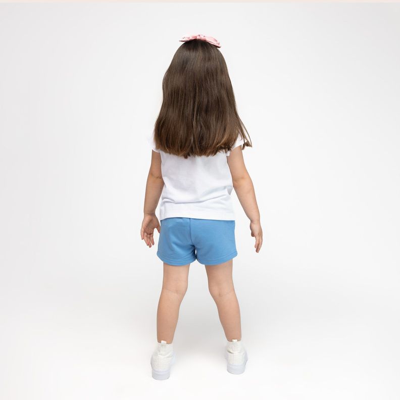 Short Niña Mini Print Azul Paw Patrol-3