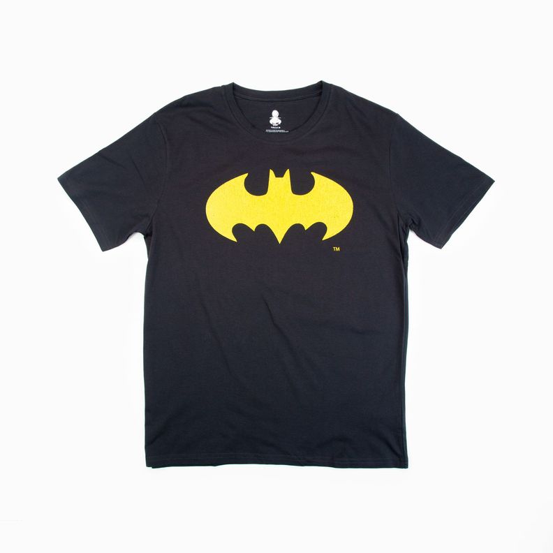 Polera Hombre Batman Logotipe Negro DC Comics-0