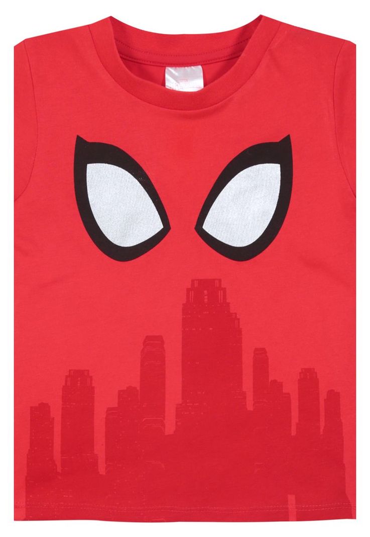 Pijama Niño Spiderman Watch the City Rojo Marvel-4