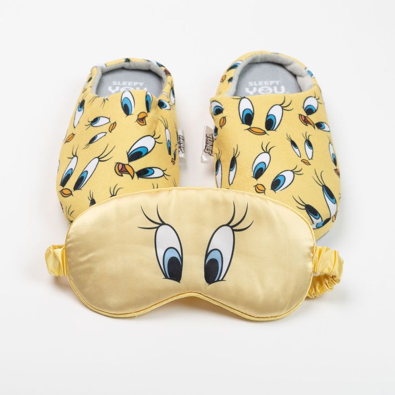 Pantufla Mujer Piolin Amarillo Looney Tunes-0