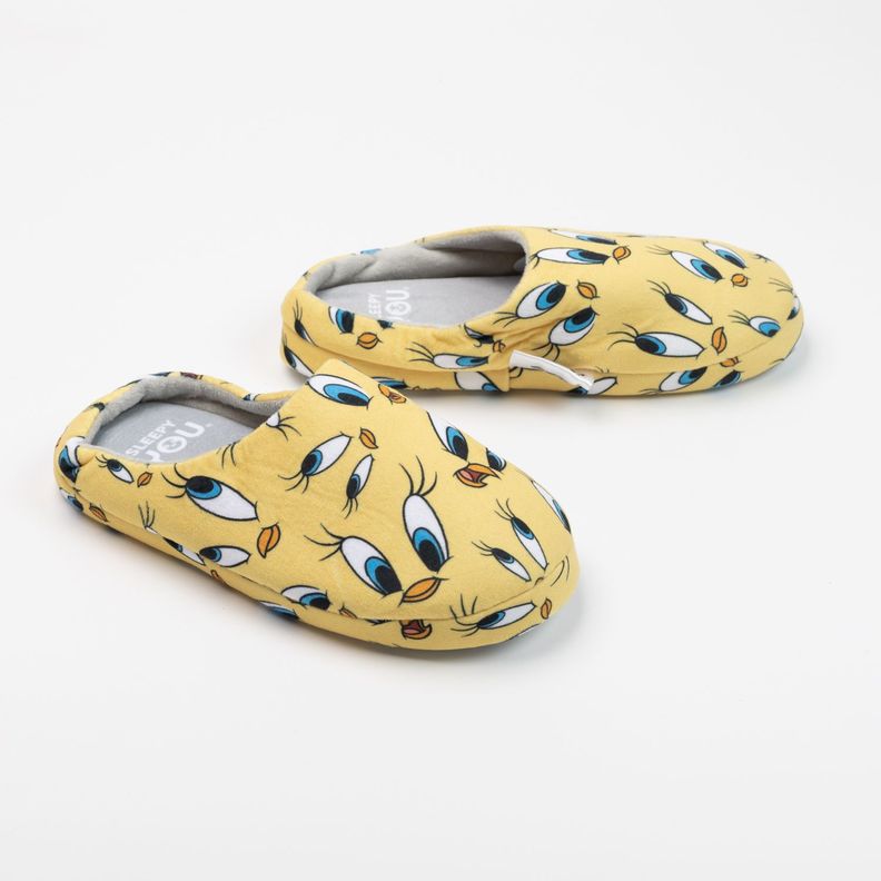 Pantufla Mujer Piolin Amarillo Looney Tunes-1
