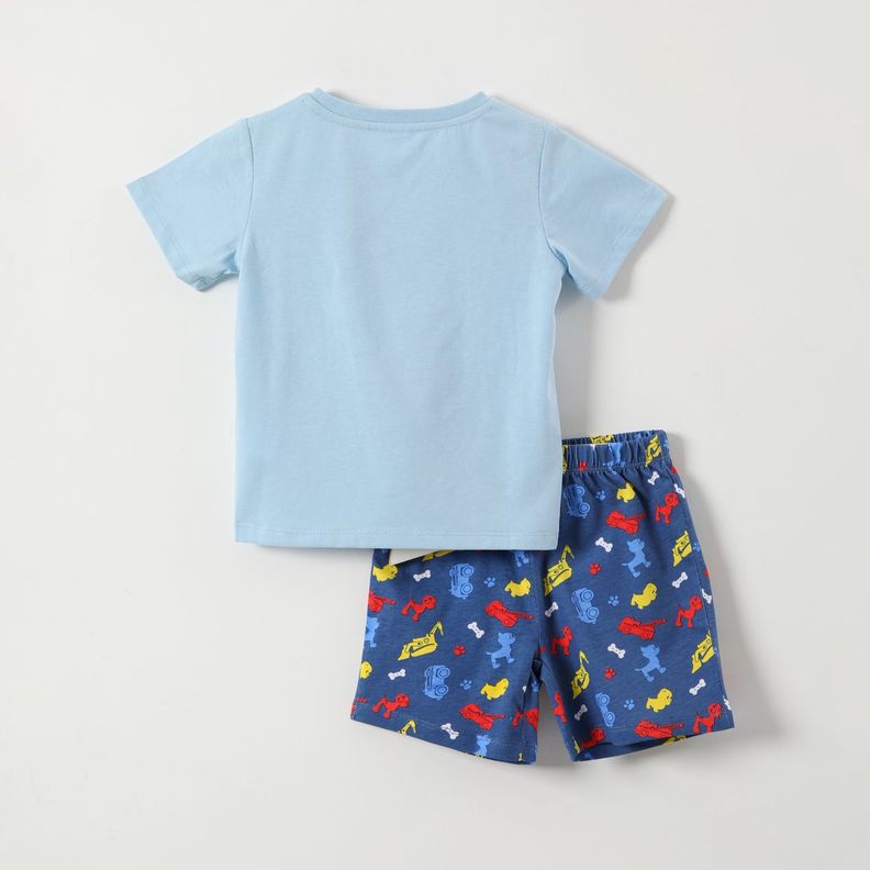 Pijama Corto Niño Auto Celeste Paw Patrol-3