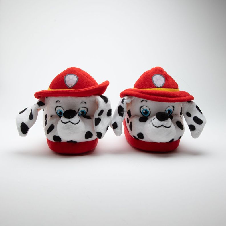 Pantufla 3D Niño Fireman Rojo Paw Patrol-1
