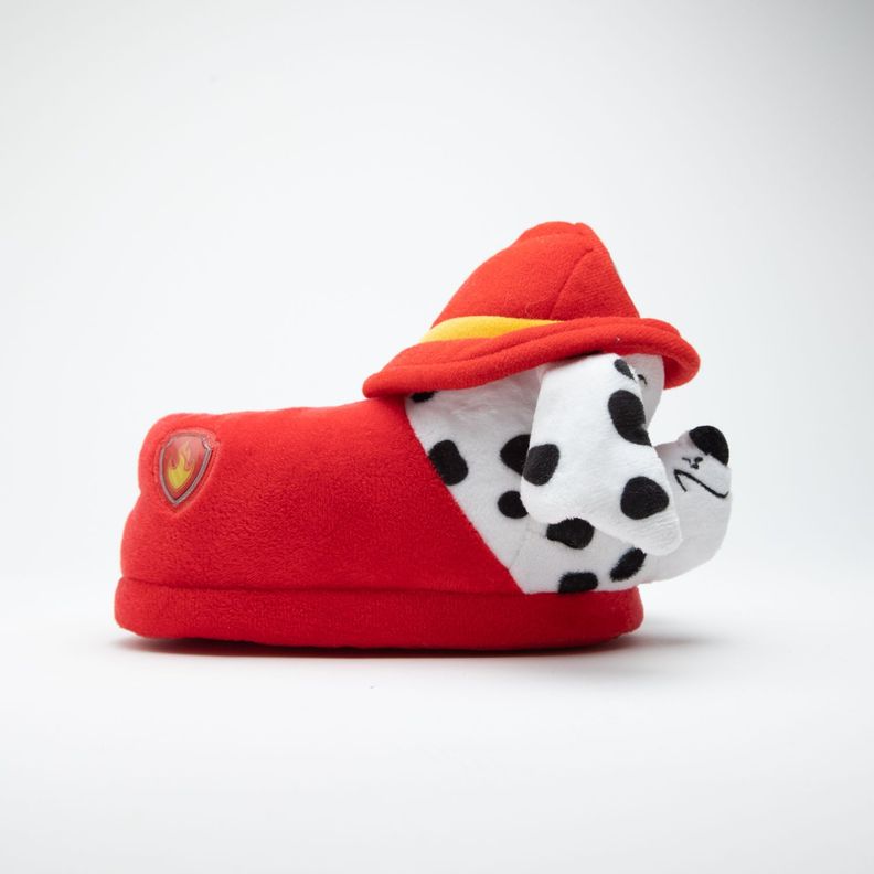 Pantufla 3D Niño Fireman Rojo Paw Patrol-0