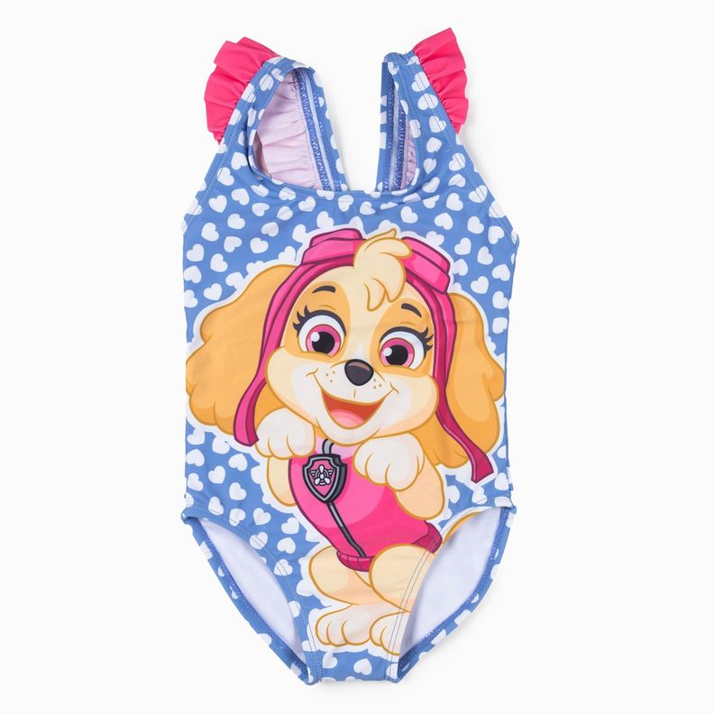 Traje De Baño Niña Skye Azul Paw Patrol-2