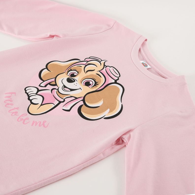 Conjunto Pijama Niña Free To Be Rosado Paw Patrol-1