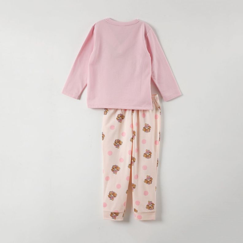 Conjunto Pijama Niña Free To Be Rosado Paw Patrol-3