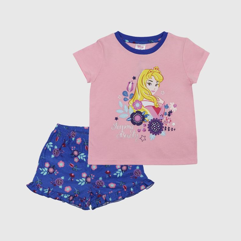 Pijama Niña Princesas Aurora Rosado Disney-0