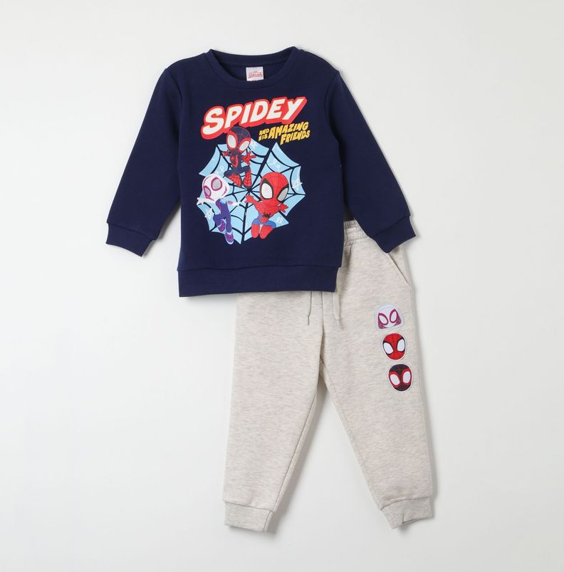 Buzo Niño Spiderman Bff Azul Marvel-0