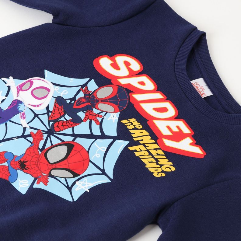 Buzo Niño Spiderman Bff Azul Marvel-1