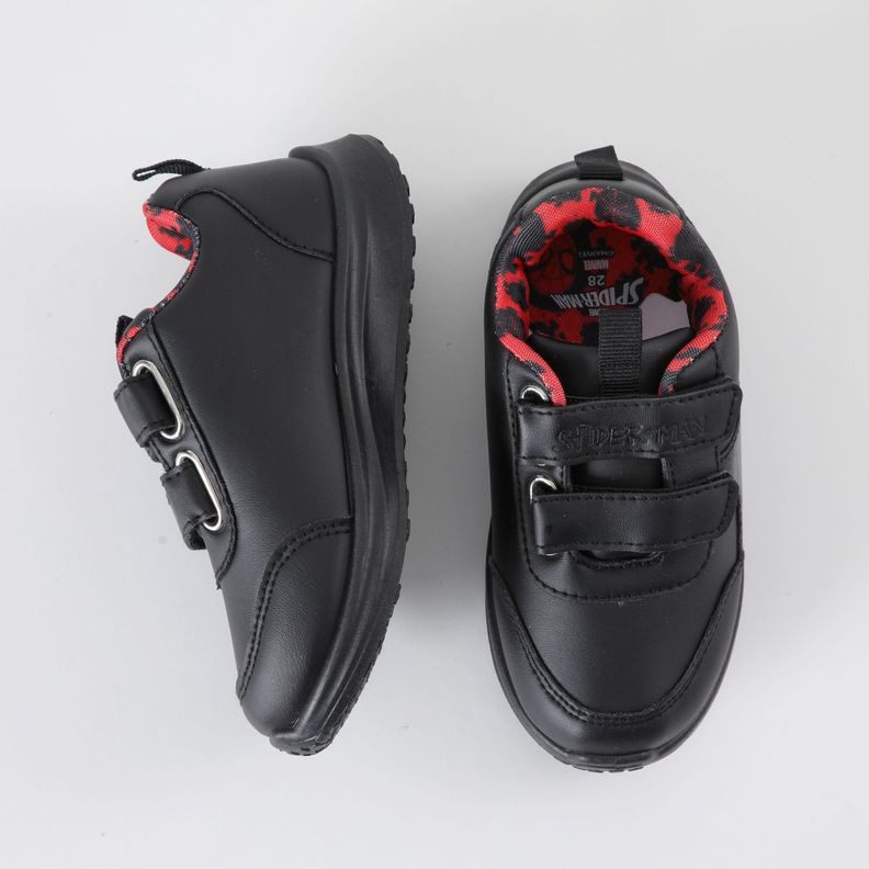Zapatilla Escolar Niño Spiderman Face Negro Marvel-2