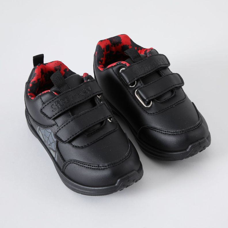 Zapatilla Escolar Niño Spiderman Face Negro Marvel-1