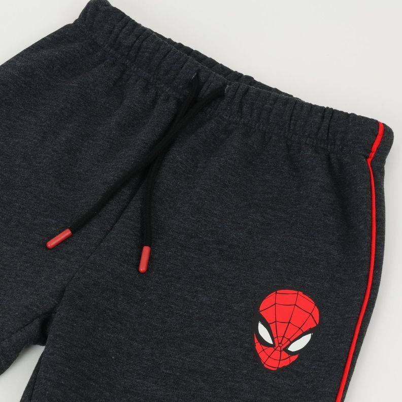 Pantalon De Buzo Niño Spiderman Lineas Negro Marvel-1