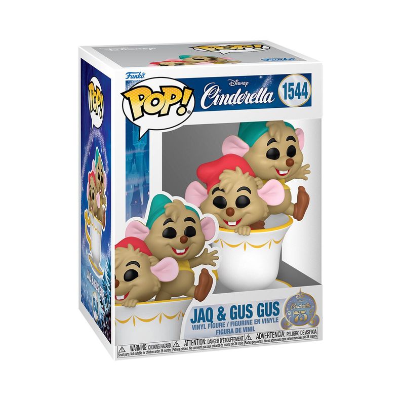 Funko Pop Cenicienta 75th Aniversario: Jaq & Gus - 1544-0