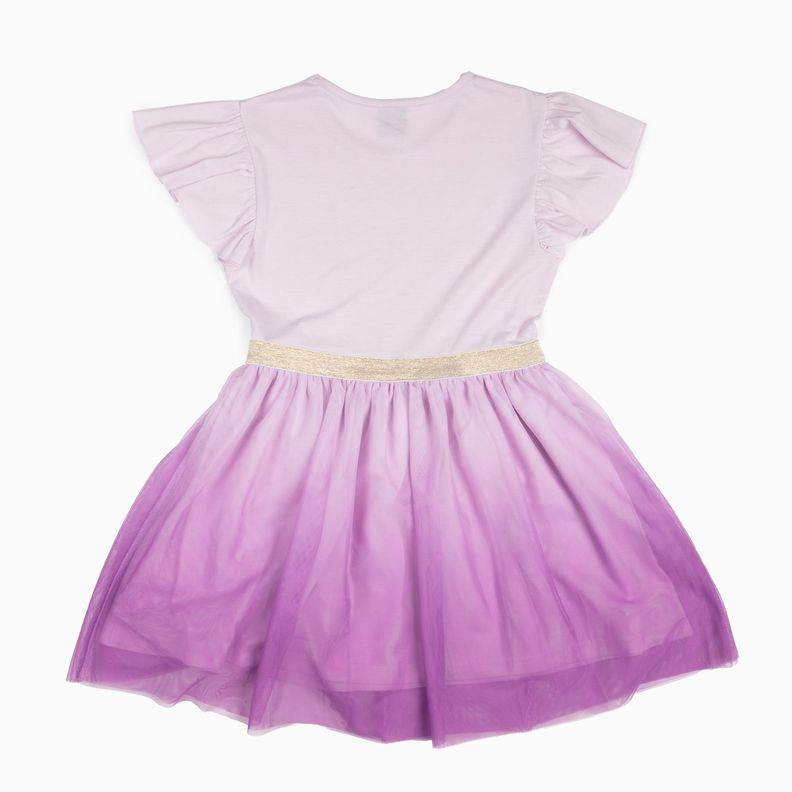 Vestido Niña Wish Brillos Rosa Disney-3