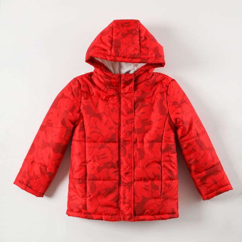 Parka Niña Minnie All Faces Rojo Disney-0