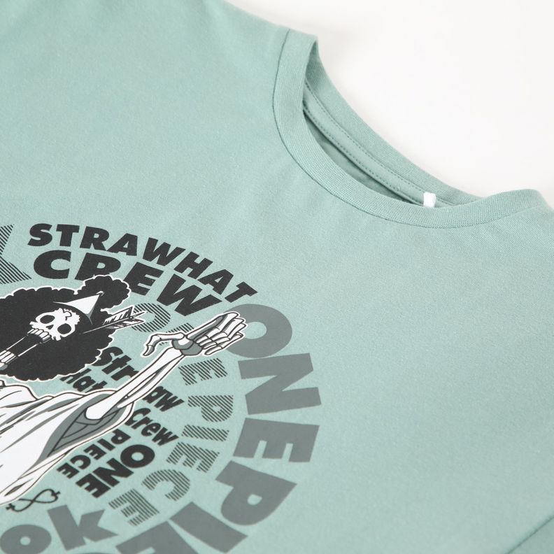 Polera Manga Corta Niño Brook Verde One Piece-2