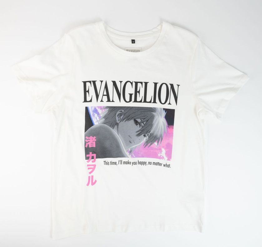 Polera Mujer  Evangelion  Ayanami Blanco-0