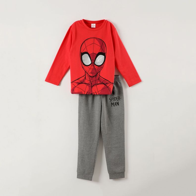 Conjunto Pijama Niño Spiderman Surprice Rojo Marvel-0