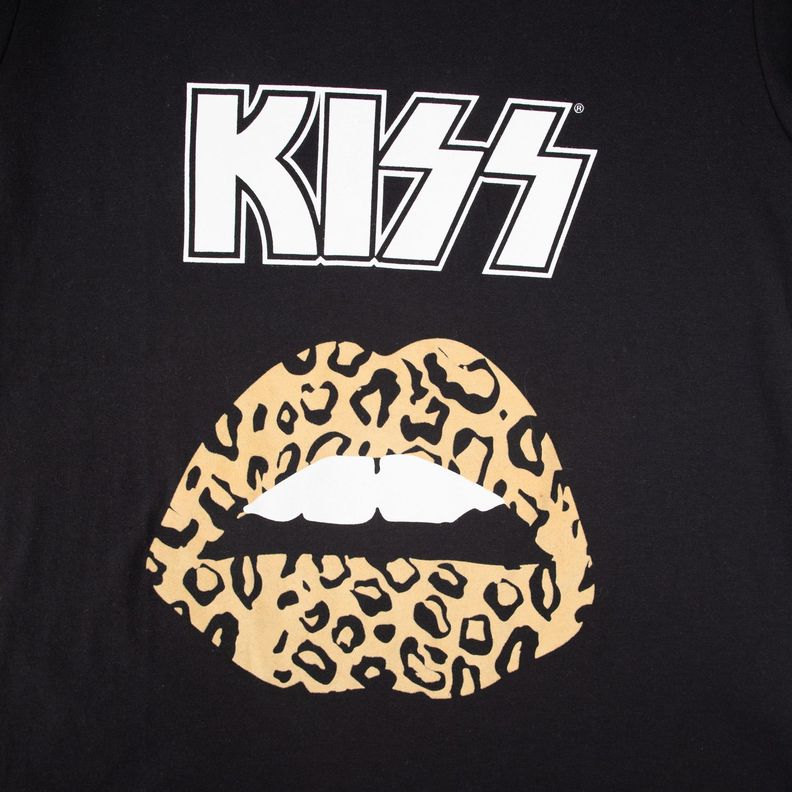 Polera Mujer  Kiss Lips Negro-1