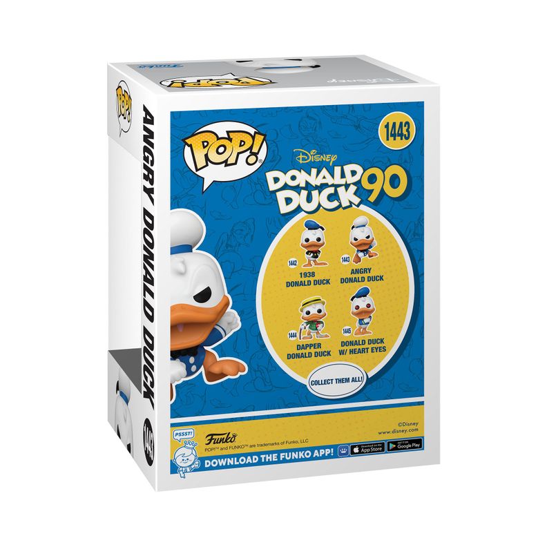 Funko Pop Angry Donald Duck Disney - 1443-2