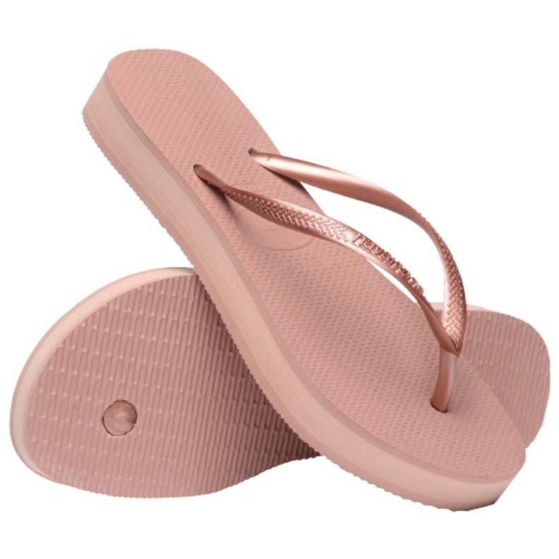 Sandalias Mujer Slim Plataforma Rosado Havaianas-2