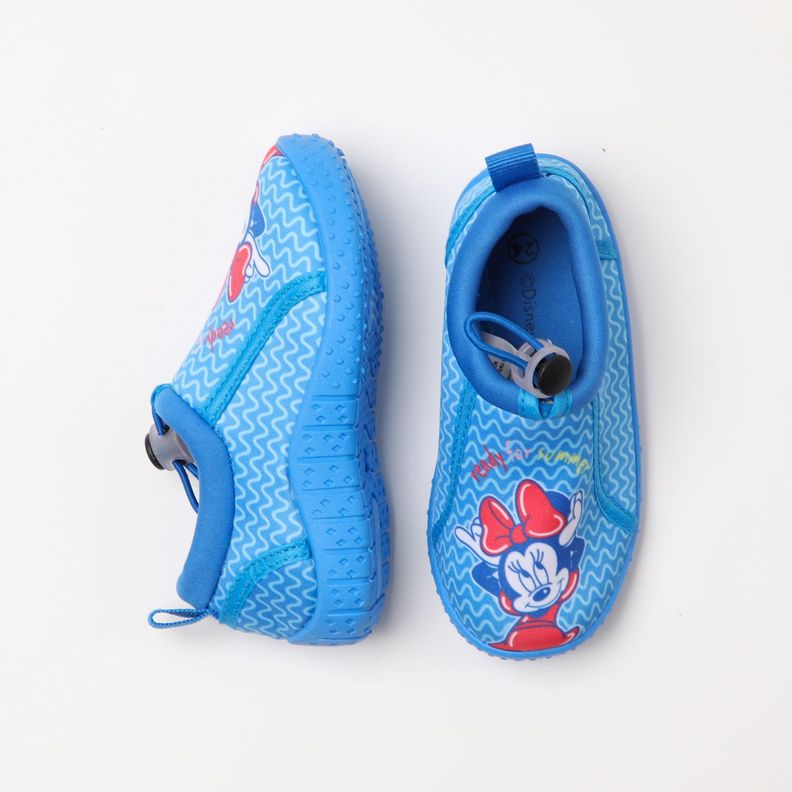 Zapato de Agua Niña Onda Minnie Azul Disney-1