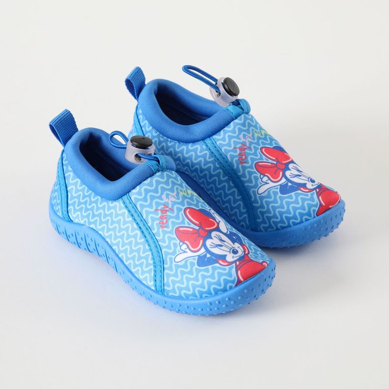 Zapato de Agua Niña Onda Minnie Azul Disney-2