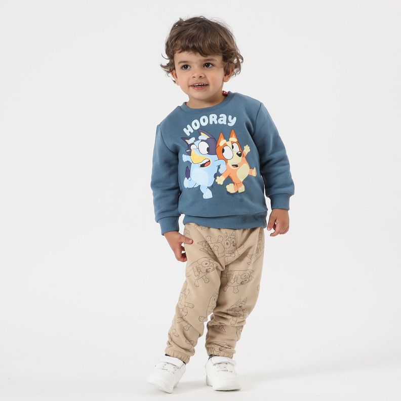 Buzo Niño Hooray Azul Bluey-0