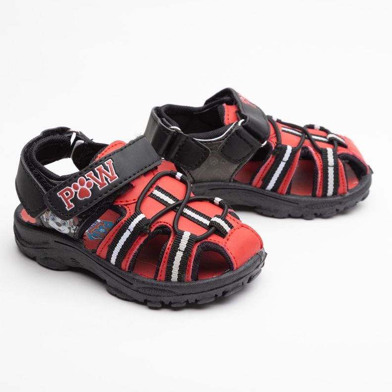 Sandalia Niño Bombero Paw Patrol Negro-0