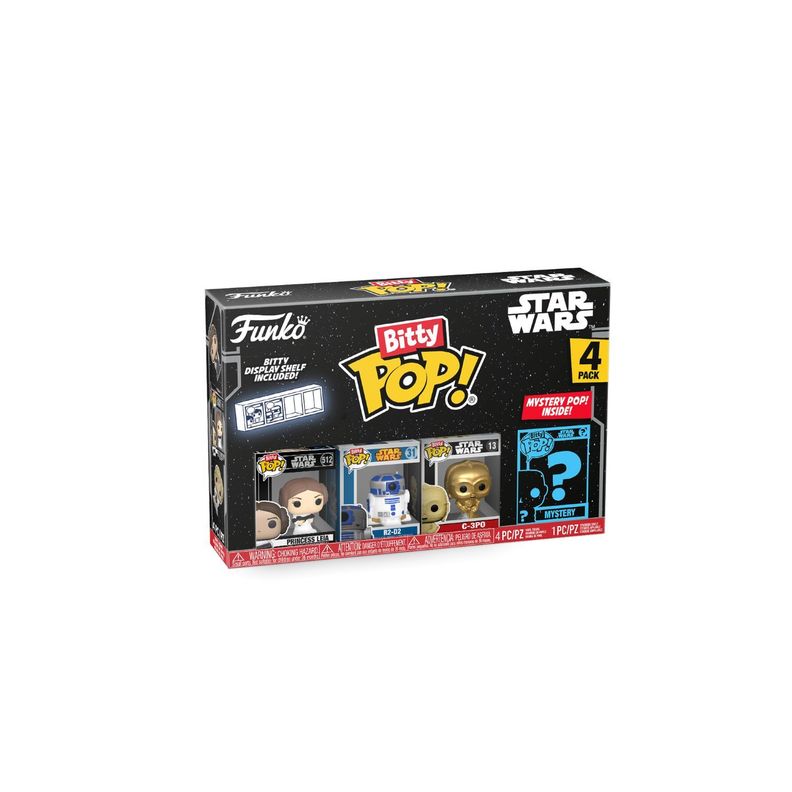 Funko Bitty Pop: Star Wars Leia 4 unidades-0