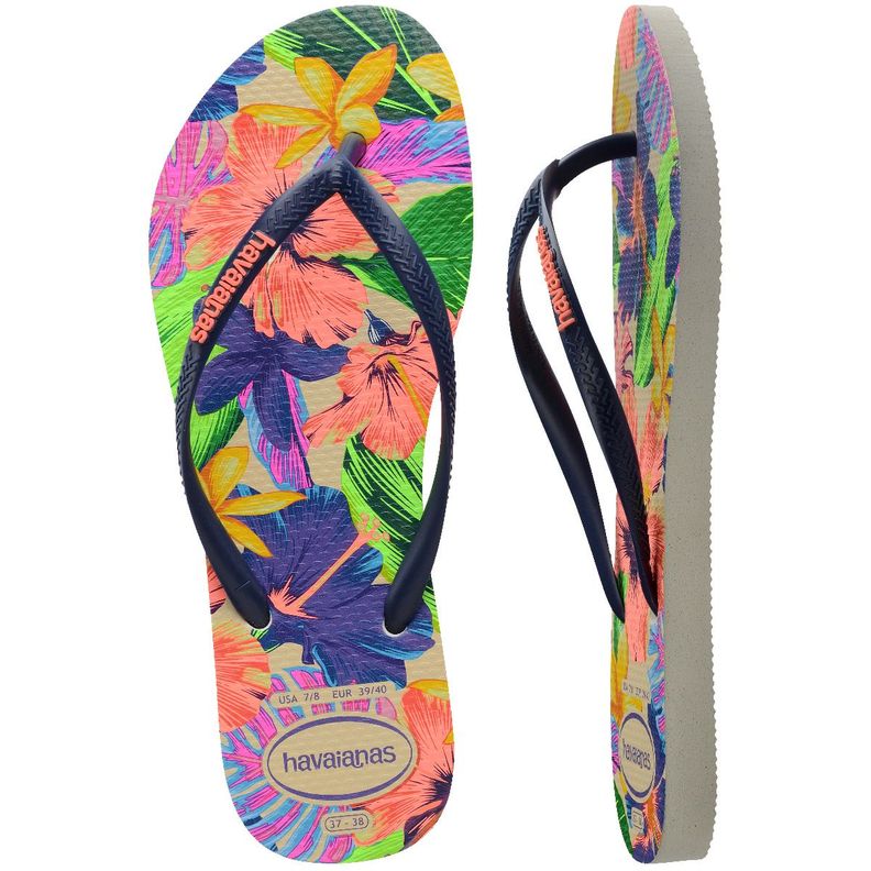 Sandalia Mujer Slim Neon Flora Multicolor Havaianas-4