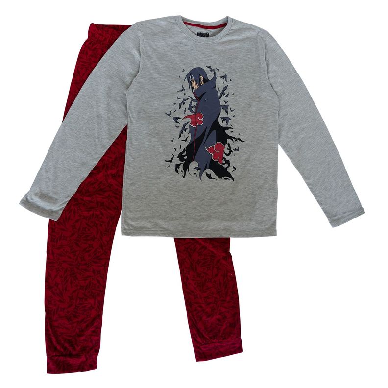 Pijama Hombre Serious Ninja Blanco Naruto-0