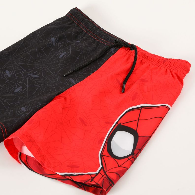 Traje de Baño Niño Bicolor Spiderman Negro Marvel-2