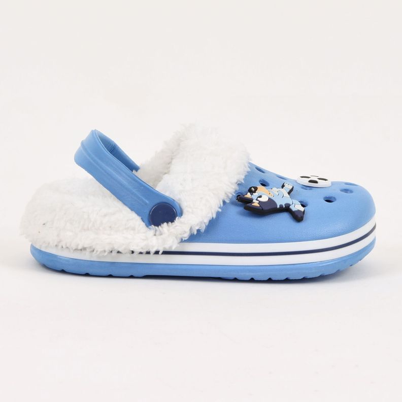 Zueco de Eva Nino Chiporro Pins Futbol Azul Bluey 23