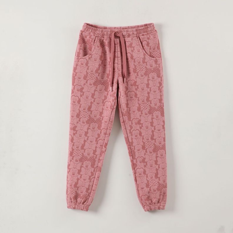 Pantalon De Buzo Niña Minnie Faces Rosado Disney-0