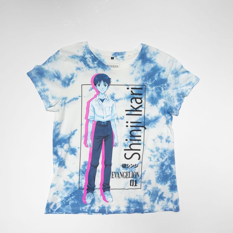 Polera Mujer  Evangelion  Sinji Ikari Tie Dye-0