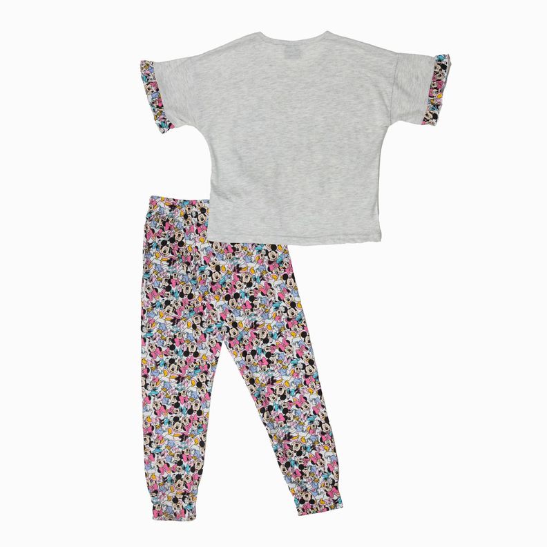 Pijama Niña Mickey Crew Blanco Disney-1